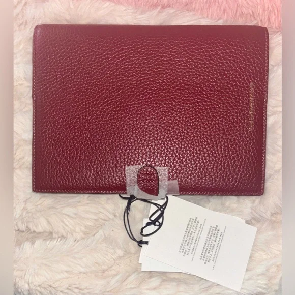 NEW Coach x Disney Minnie Mouse Wine Multi Regenerative Leather Notebook Journal